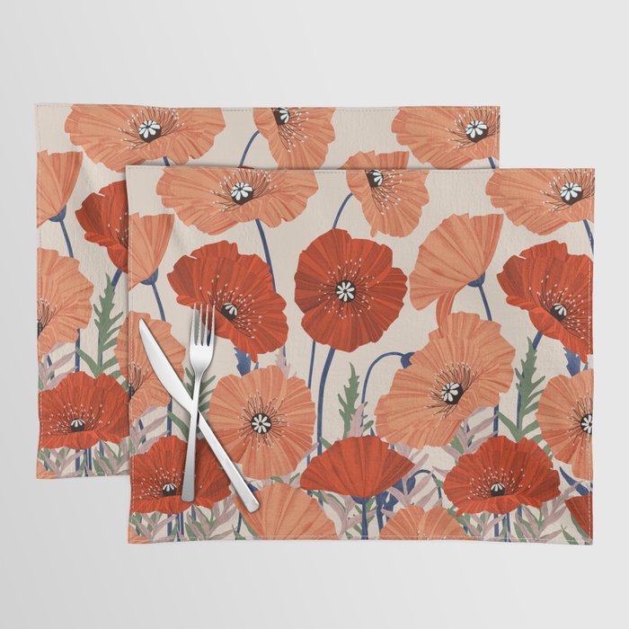 Flower market Rome inspiration Placemat Gallery Image 1