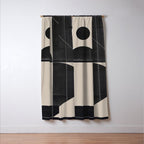 Minimal Geometric Shapes 214 Window Curtain Gallery Image 3