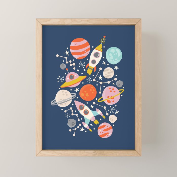 Space Mini Art Print Gallery Image 1