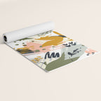 Abstract strokes still life Yoga Mat Gallery Image 2