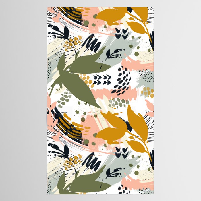 Abstract strokes still life Tablecloth Gallery Image 2