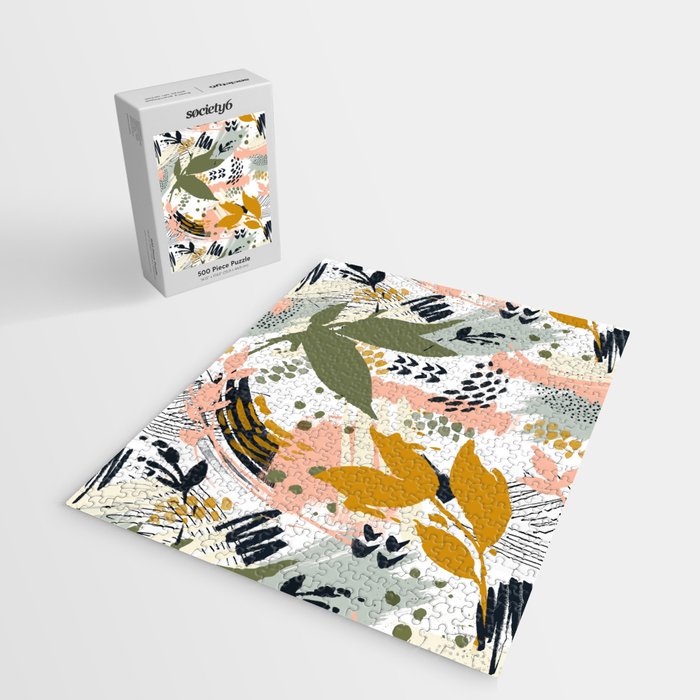 Abstract strokes still life Jigsaw Puzzle Gallery Image 2