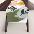 Abstract strokes still life Table Runner Gallery Image 1