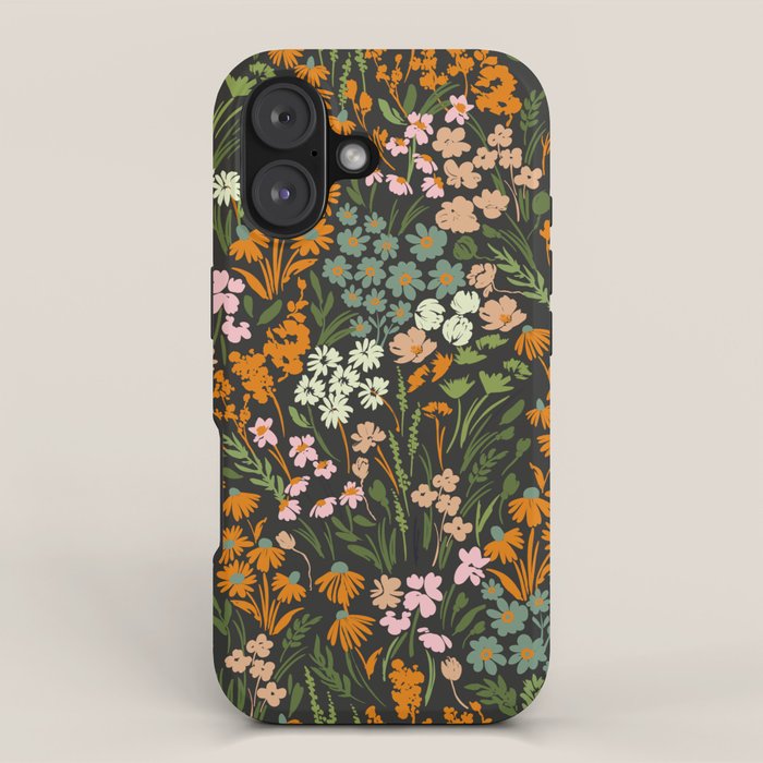 Night in the flowered meadow iPhone Case Gallery Image 1