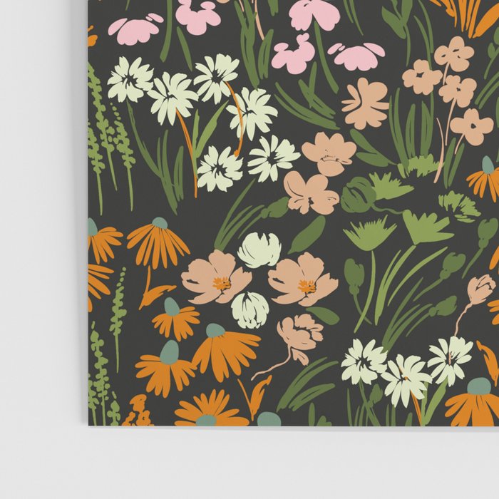 Night in the flowered meadow Poster Gallery Image 3