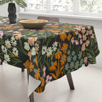 Night in the flowered meadow Tablecloth Gallery Image 3