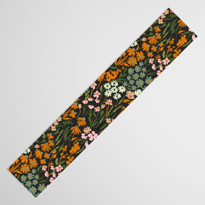 Night in the flowered meadow Table Runner Gallery Image 3