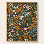 Night in the flowered meadow Serving Tray Gallery Image 1