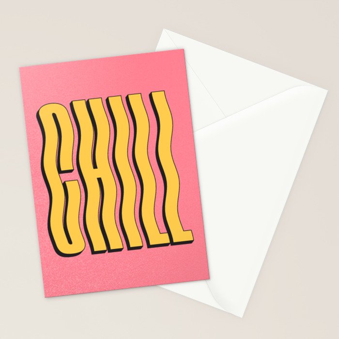 Chill: Wavy Summer Edition Stationery Card Gallery Image 2