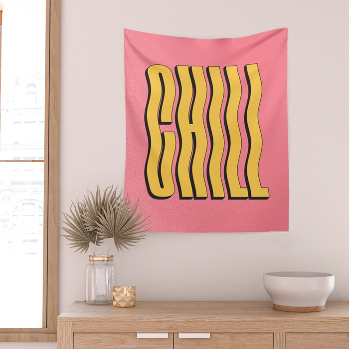 Chill: Wavy Summer Edition Wall Tapestry Gallery Image 2