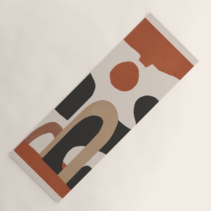 Modern Abstract Minimal Art 1 Yoga Mat Gallery Image 1