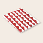 Red Triangle Lines Notebook Gallery Image 2