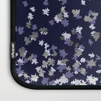 Floating Confetti - Navy Blue and Silver Laptop Sleeve Gallery Image 3