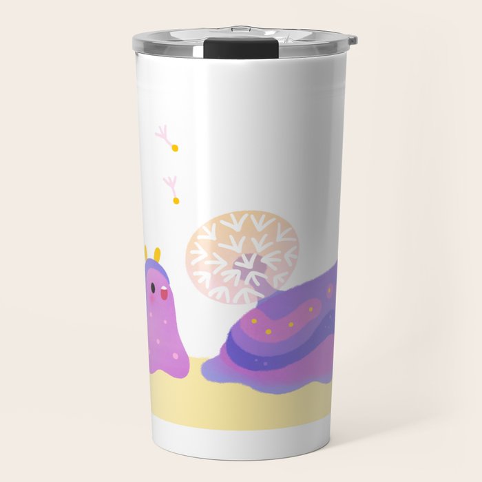 Dandelion slug Travel Mug Gallery Image 1