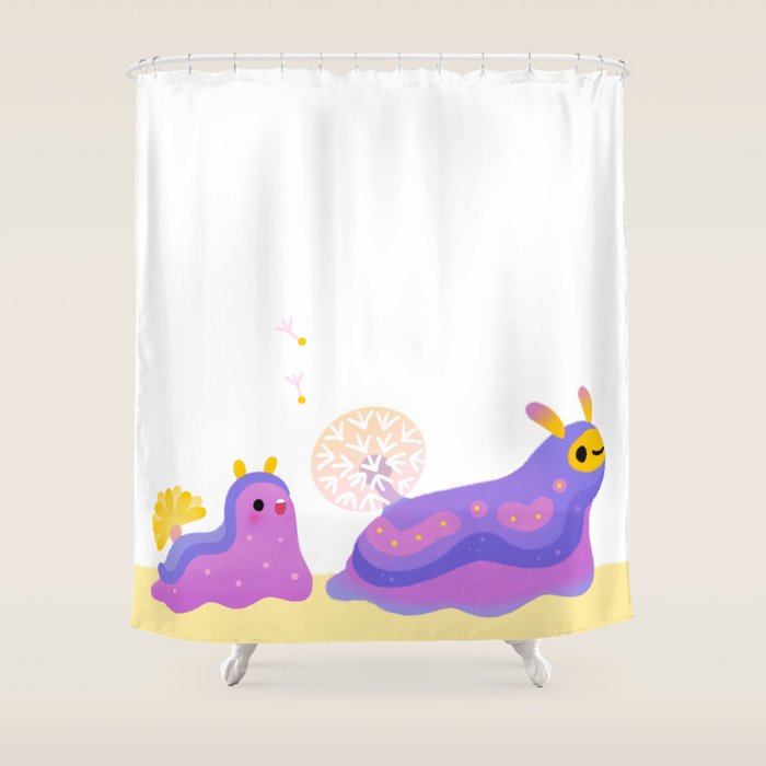 Dandelion slug Shower Curtain Gallery Image 1