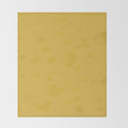 Light Mustard Yellow Solid Colour Throw Blanket Gallery Image 2