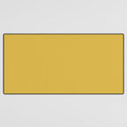 Light Mustard Yellow Solid Colour Desk Mat Gallery Image 3