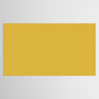 Light Mustard Yellow Solid Colour Tablecloth Gallery Image 2