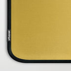 Light Mustard Yellow Solid Colour Laptop Sleeve Gallery Image 3