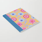 Folk Floral Blossoms in Pastel Pink Notebook Gallery Image 2
