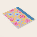 Folk Floral Blossoms in Pastel Pink Notebook Gallery Image 3