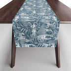 Family of Tigers (Monochrome)  Table Runner Gallery Image 1