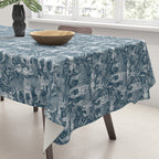Family of Tigers (Monochrome)  Tablecloth Gallery Image 3