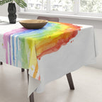 Rainbow Baby Elephant Tablecloth Gallery Image 3