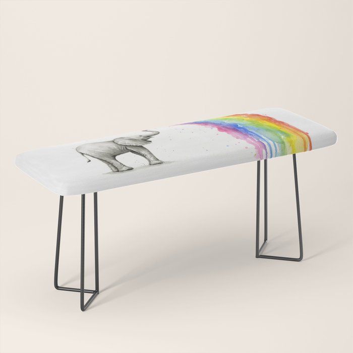 Rainbow Baby Elephant Bench Gallery Image 1