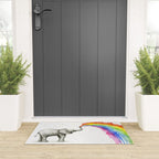 Rainbow Baby Elephant Welcome Mat Gallery Image 3