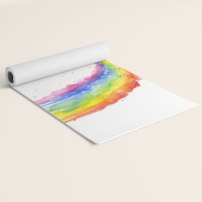 Rainbow Baby Elephant Yoga Mat Gallery Image 2