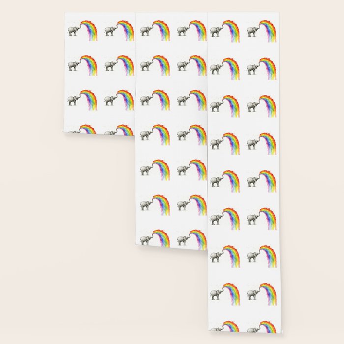 Rainbow Baby Elephant Wallpaper Gallery Image 3