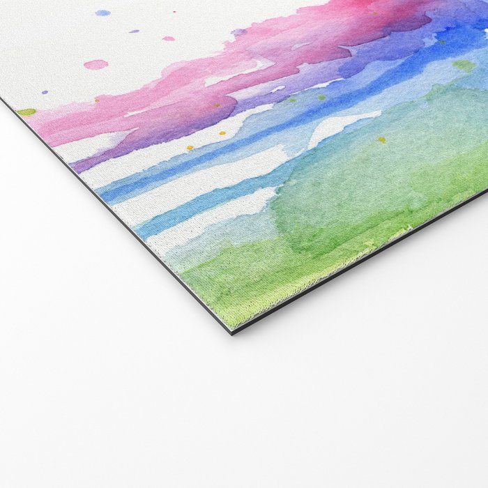 Rainbow Baby Elephant Welcome Mat Gallery Image 2