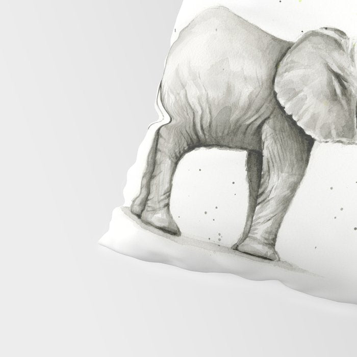Rainbow Baby Elephant Pillow Sham Gallery Image 4