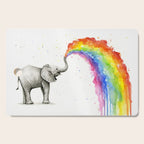 Rainbow Baby Elephant Cutting Board Gallery Image 1