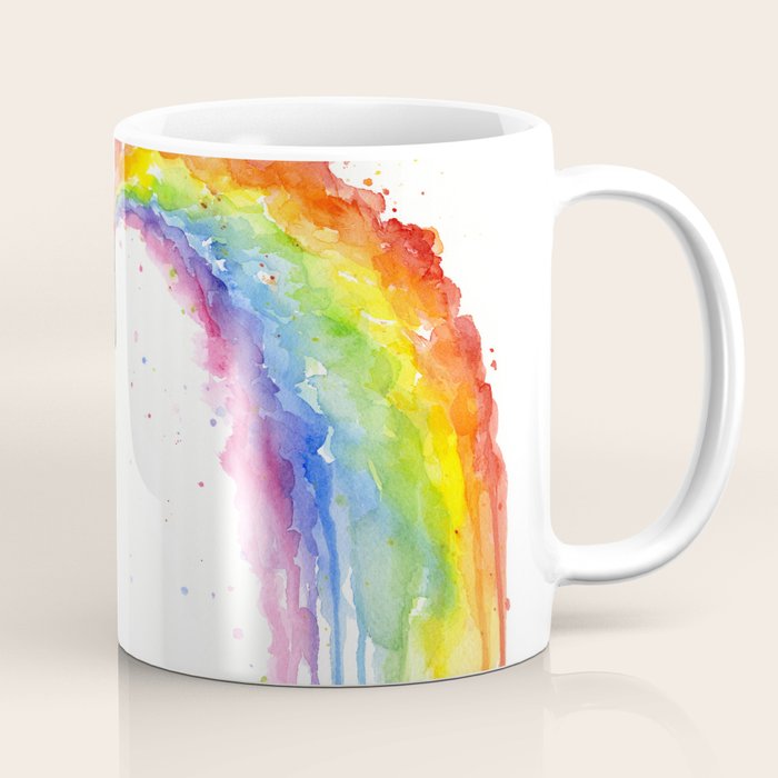 Rainbow Baby Elephant Coffee Mug Gallery Image 1