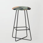 Abstract Art Tropical Leaves 120 Stool Gallery Image 1