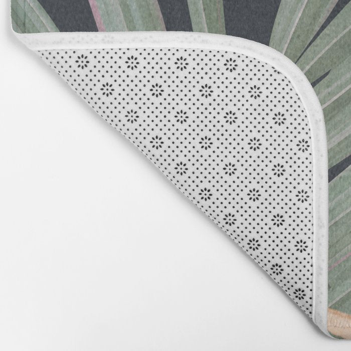 Abstract Art Tropical Leaves 120 Bath Mat Gallery Image 2