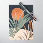 Abstract Art Tropical Leaves 120 Wrapping Paper Gallery Image 1