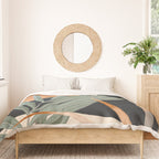 Abstract Art Tropical Leaves 120 Duvet Cover Gallery Image 3