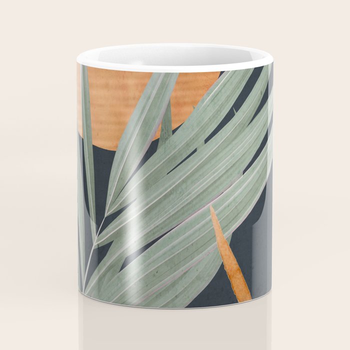 Abstract Art Tropical Leaves 120 Coffee Mug Gallery Image 4