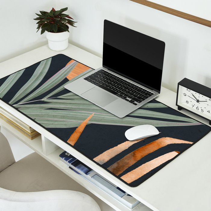 Abstract Art Tropical Leaves 120 Desk Mat Gallery Image 2
