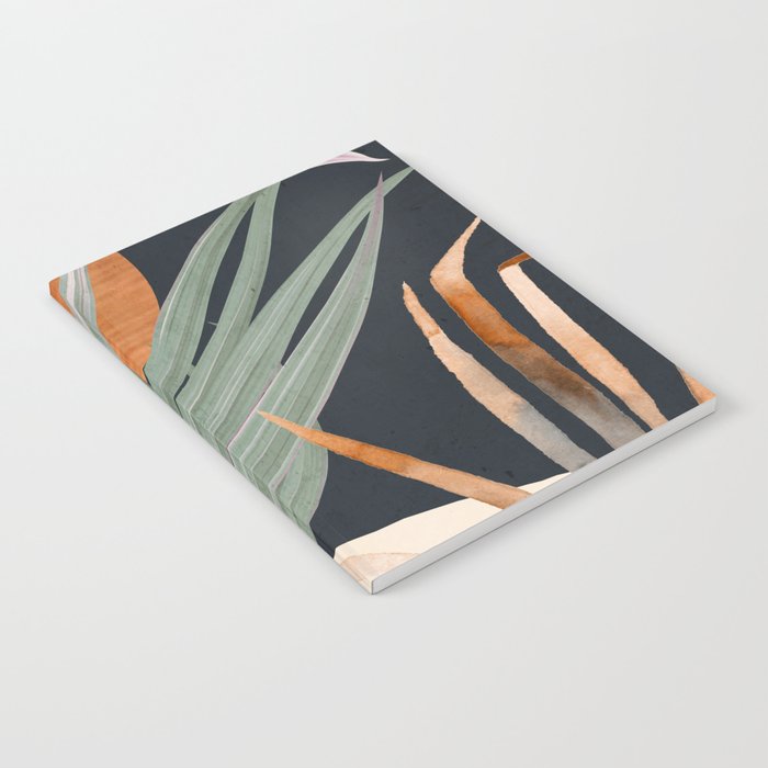 Abstract Art Tropical Leaves 120 Notebook Gallery Image 2