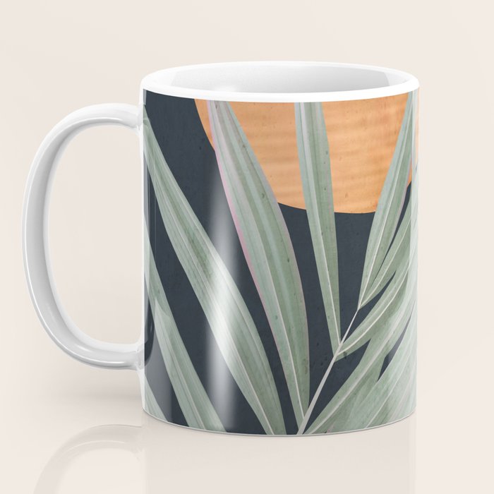 Abstract Art Tropical Leaves 120 Coffee Mug Gallery Image 3