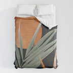 Abstract Art Tropical Leaves 120 Duvet Cover Gallery Image 6
