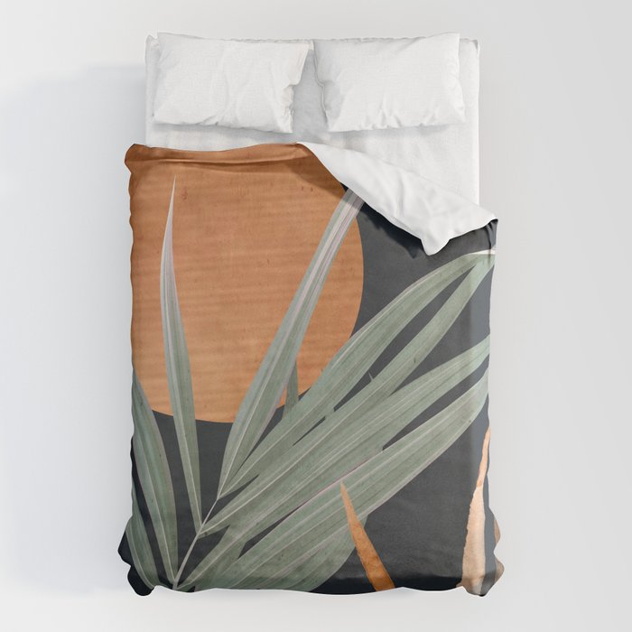 Abstract Art Tropical Leaves 120 Duvet Cover Gallery Image 6