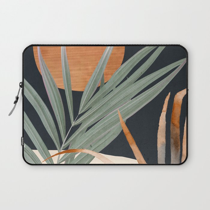 Abstract Art Tropical Leaves 120 Laptop Sleeve Gallery Image 1
