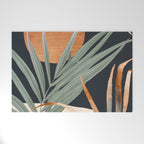 Abstract Art Tropical Leaves 120 Welcome Mat Gallery Image 1