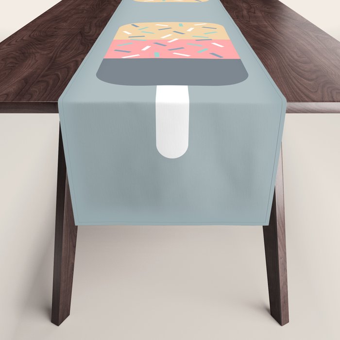 Popsicle (Blue) Table Runner Gallery Image 1