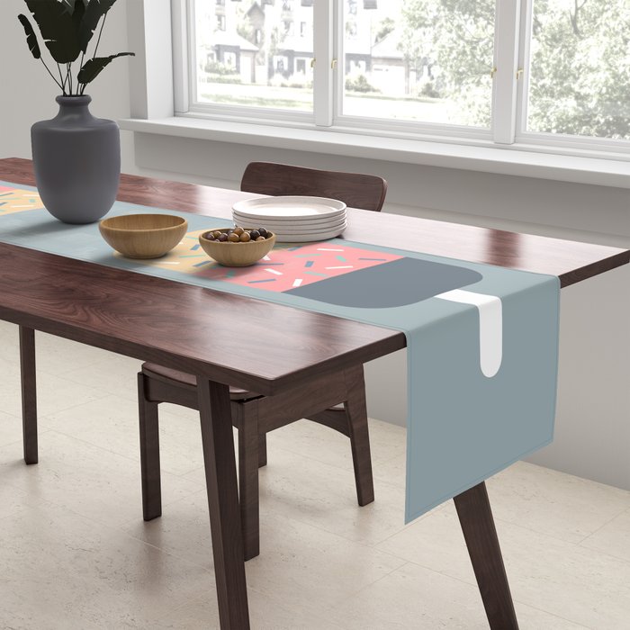 Popsicle (Blue) Table Runner Gallery Image 2